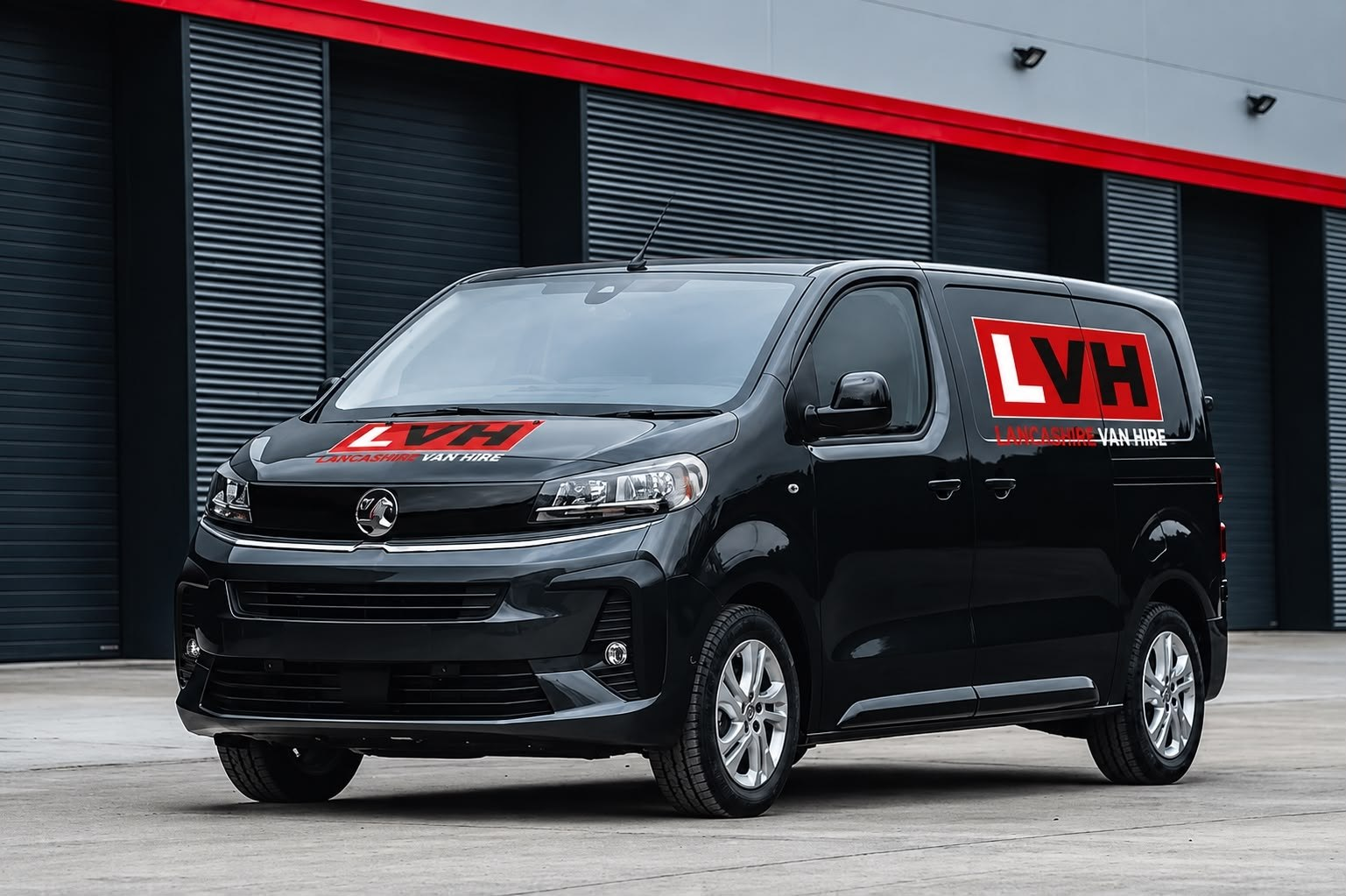 Lancashire Van Hire branded van